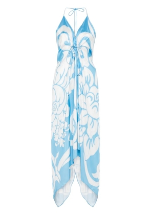 ETRO graphic-print dress - Blue