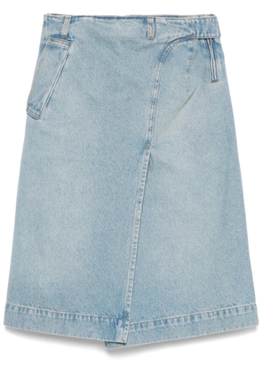 Victoria Beckham denim midi skirt - Blue