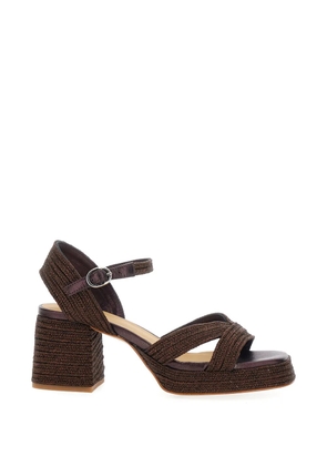 Castañer Vallita criss-cross platform sandals - Brown