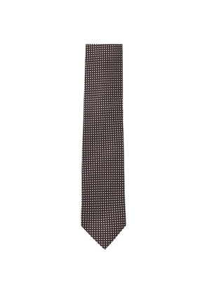 TOM FORD patterned tie - Brown
