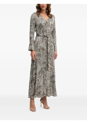 MARCIANO by GUESS paisley buttoned maxi dress - Grey