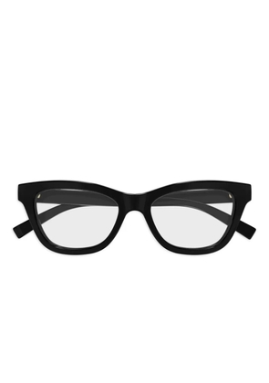 Gucci Eyewear cat-eye-frame logo glasses - Black