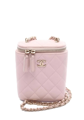 CHANEL Pre-Owned diamond-quilted shoulder bag - Pink