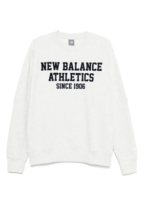 New Balance logo-print sweatshirt - Grey