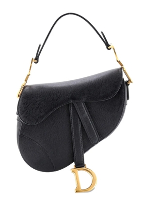 Christian Dior Pre-Owned Saddle Handbag Leather Mini shoulder bag - Black