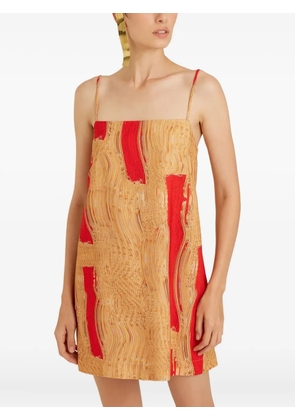 Lenny Niemeyer abstract-print dress - Neutrals