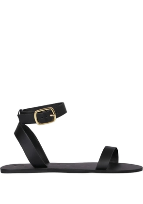 Manebi ankle-strap leather sandals - Black
