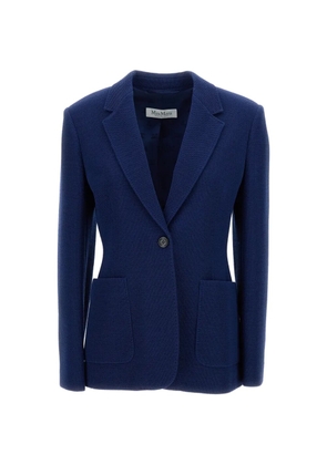 Max Mara patch-pocket blazer - Blue