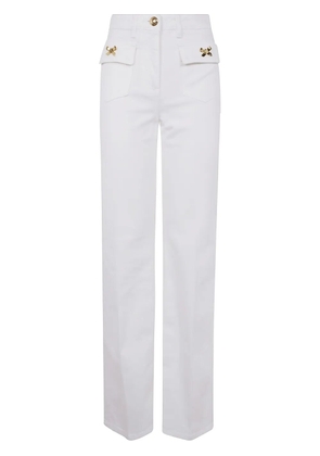 Elisabetta Franchi cotton trousers - White