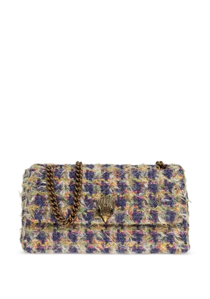 Kurt Geiger London extra-large Kensington flap shoulder bag - Blue