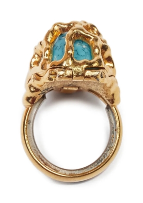 Trifari Vintage pre-owned 1970s multi-stone ring - Gold