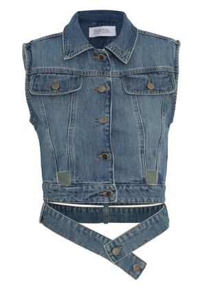 Gloria Coelho Isabella Fiorentino sleeveless jacket - Blue