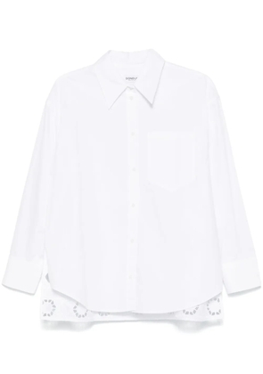 DONDUP broderie-anglaise shirt - White