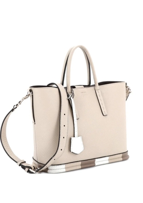 Fendi Pre-Owned Selleria Convertible Leather Medium tote bag - Neutrals