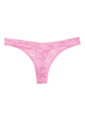 Fleur Du Mal Le Stretch Lace thong - Pink