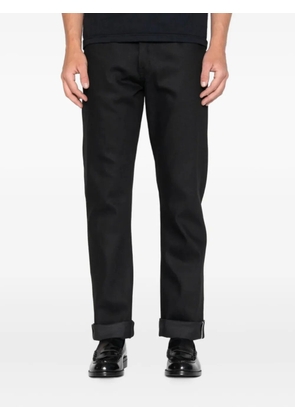Naked and Famous True Guy cuffed jeans - Black