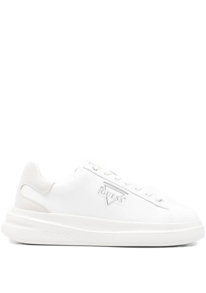 GUESS USA logo lace-up low-top sneakers - White