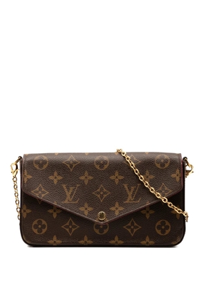 Louis Vuitton Pre-Owned 2017 Monogram Pochette Felicie crossbody bag - Brown