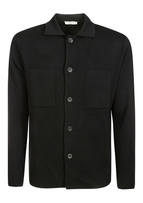 Filippo De Laurentiis cutaway-collar shirt - Black