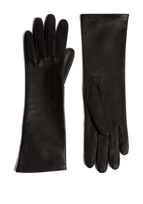KHAITE Remo leather gloves - Black