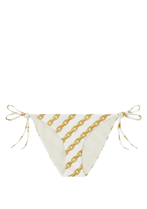 Versace Treasure bikini bottoms - White
