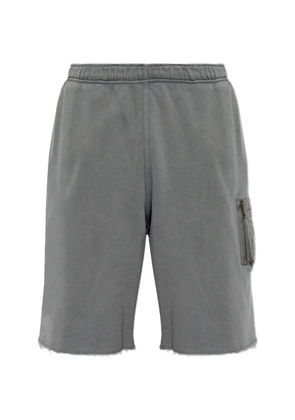MM6 Maison Margiela raw-hem shorts - Grey