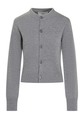 AMI Paris wool cardigan - Grey