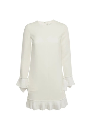 Victoria Victoria Beckham long-sleeves mini dress - White