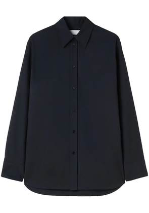Jil Sander long-sleeve wool shirt - Blue