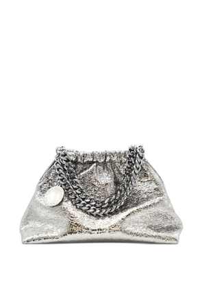 Stella McCartney chain-strap ruched clutch bag - Grey