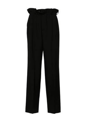 Gucci Pre-Owned paperbag-waist trousers - Black