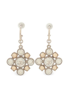 CHANEL Pre-Owned 2013 rhineston earrings - Silver