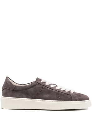 Eleventy suede lace-up trainers - Purple