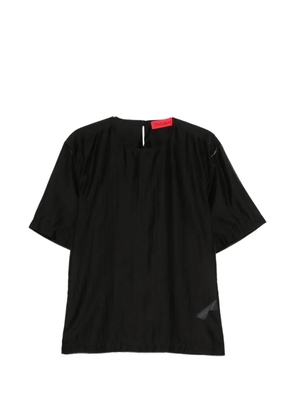 THELATEST Dean short-sleeve blouse - Black