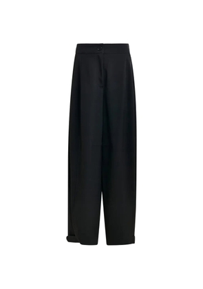 Essentiel Antwerp barrel-leg pleated trousers - Black