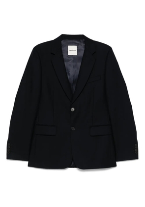 SANDRO single-breasted blazer - Blue