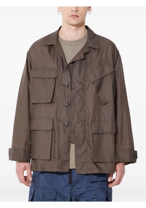 Engineered Garments multi-pocket button-down jacket - Brown