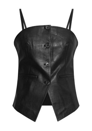 SAMSOE SAMSOE Salco buttoned-up top - Black