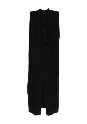Christian Wijnants Dupas tie-detail midi dress - Black