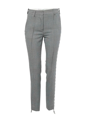 Off-White Pre-Owned prince of wales check trousers - Black