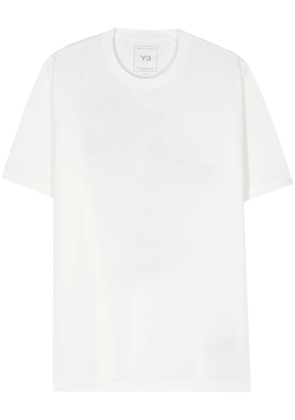 Y-3 logo-print T-shirt - White