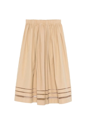 Ermanno Scervino tie-waist midi skirt - Neutrals