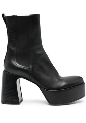 Premiata 95mm leather ankle boots - Black