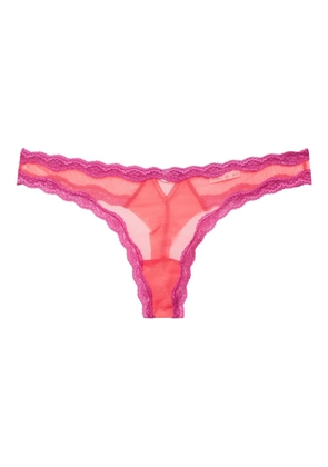 Fleur Du Mal tulle brief - Orange