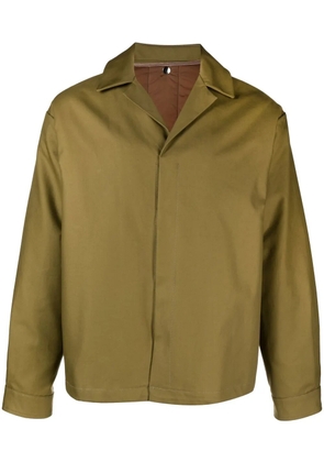 Costumein notched-collar shirt jacket - Blue