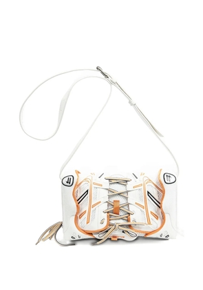 Balenciaga Pre-Owned Sneakerhead flap shoulder bag - White