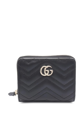 Gucci Pre-Owned GG Marmont bi-fold wallet - Black