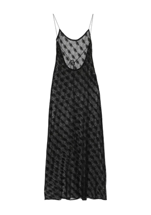Atu Body Couture open-back patterned maxi dress - Black