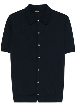 Cenere GB knitted shirt - Blue