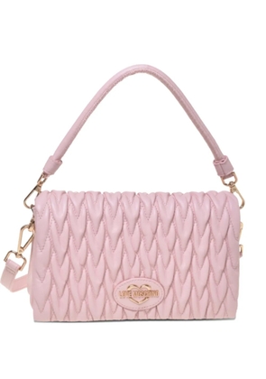 Love Moschino logo-lettering shoulder bag - Pink